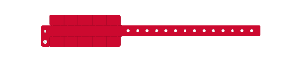 10 Tab Vinyl Wristbands
