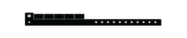 5 Tab Vinyl Wristbands