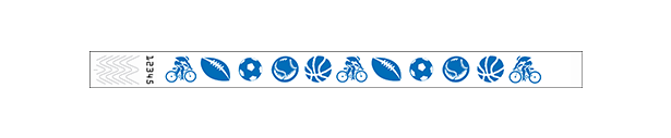 3/4" Sports Wristbands
