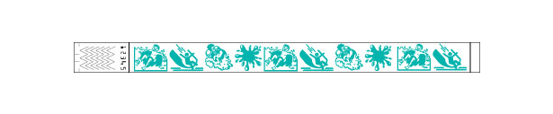 3/4" Waterpark Wristbands 2017