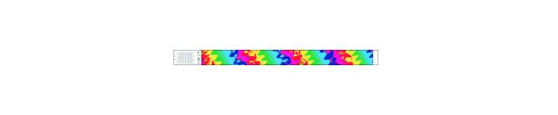 1" Mixology 3 color Wristbands