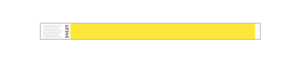 3/4" Litter Free (Tabless) Wristbands