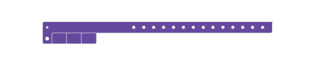 3 Tab Vinyl Wristbands