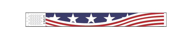 1" Patriotic Wristbands