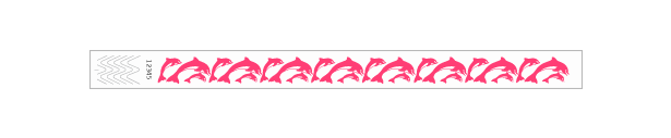 3/4" Dolphins Wristbands
