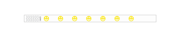 1/2" Happy Face Wristbands