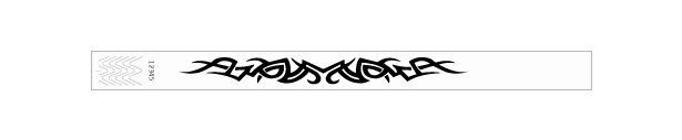 3/4" Tribal Wristbands