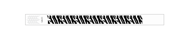 3/4" Zebra Wristbands