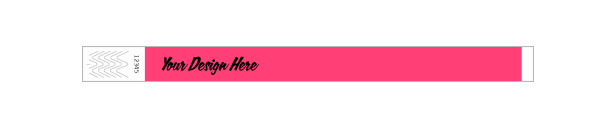 Custom 3/4" Tyvek Wristbands
