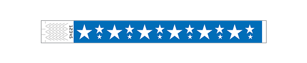 1" Stars Wristbands
