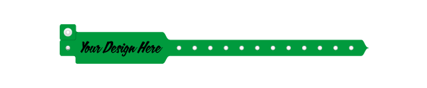 Custom Wideface Trilaminate Wristbands