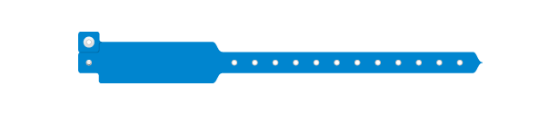 Wideface Trilaminate Wristbands
